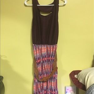 Faded Glory plum/color 2x Dress